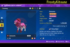 6IV Zamazenta Shiny Pokemon Scarlet  Violet