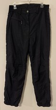 Boulder Gear Womens Size 12 Black Microfiber Insulated Snow - Ski Pants A3992