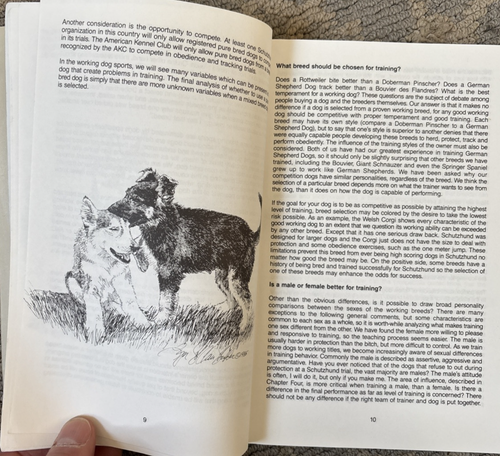 Training the Competitive Working Dog by Tom Rose & Gary Patterson 1985 - Picture 4 of 12