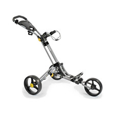 Masters Golf iCart GO 3 Wheels Push Trolley Grey - with brake