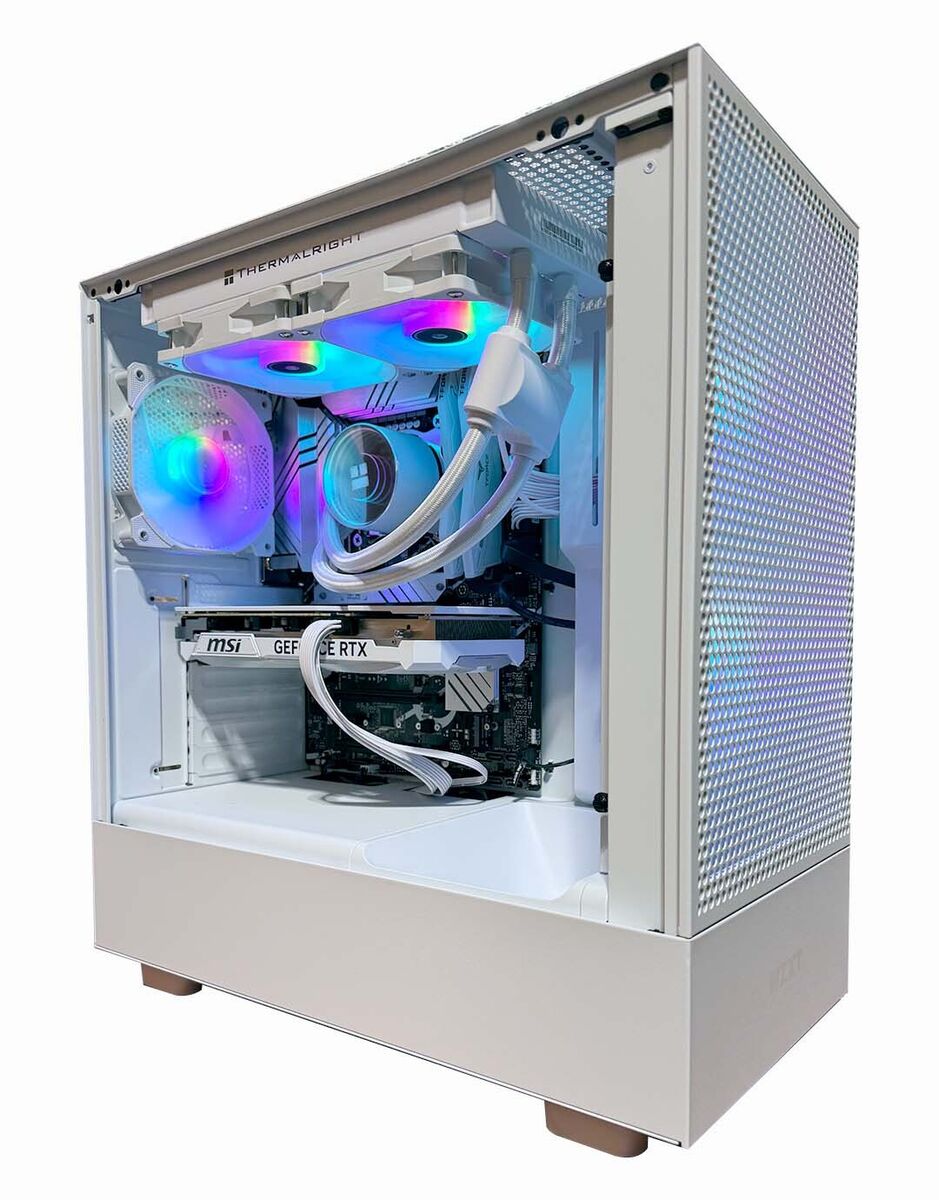 Gaming PC All White - 12600K, 14700K 4070 Super / 7700XT Gaming PC All White - 12600K, 14700K 4070 Super / 7700XT