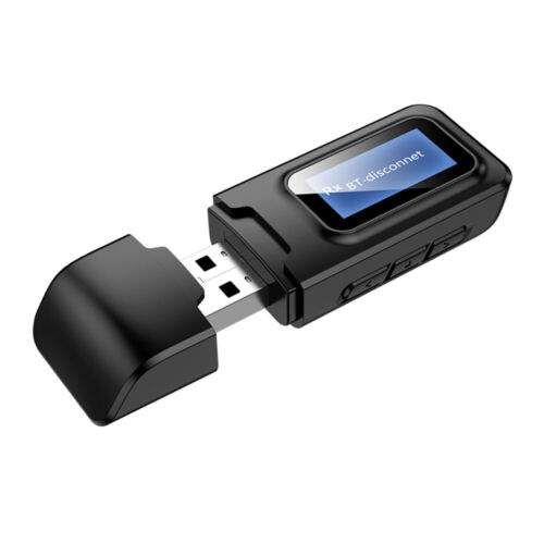 Ricevitore trasmettitore bluetooth auto due in uno con display USB 5.0 - Foto 1 di 4