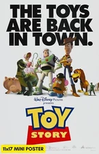 Toy Story (1995) Movie Poster 11x17 Disney Pixar Animated Kids