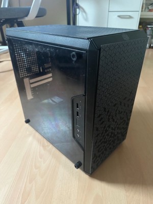 Coolermaster MasterBox Q300L Schwarz mit CORSAIR 550m Netzteil