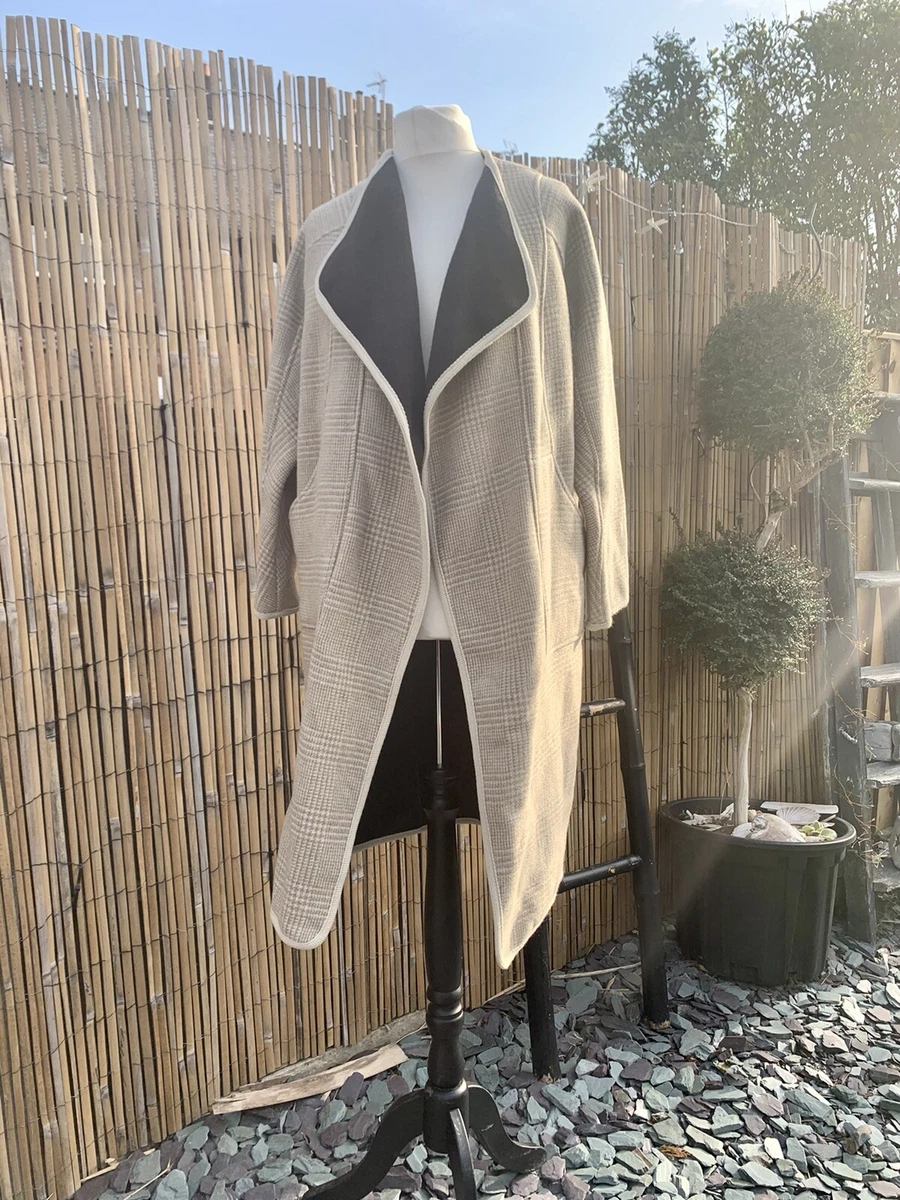 Houndstooth shop duster coat