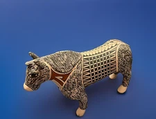 Mata Ortiz Pottery Tomas Quintana Horse Pony Effigy Hand Made Clay Mexican Art