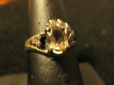 size ring size 6.5 white stone