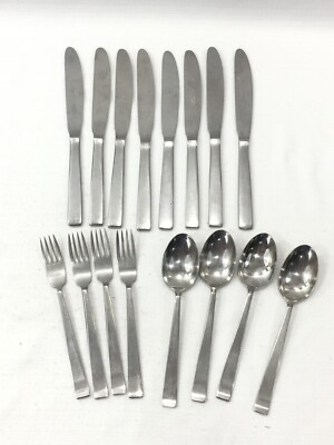 Lot of 16 Vintage Sola Holland Cora Flatware x8 knives x4 forks x4 spoons