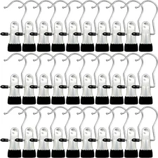 Boot Hangers for Closet 30 Pack Hanging Clips Hook Clothes Pins for Laundry