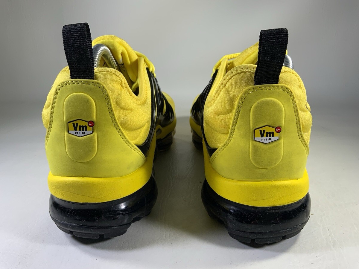Nike Air Vapormax Plus Bumblebee Yellow Black Mens Size 9 