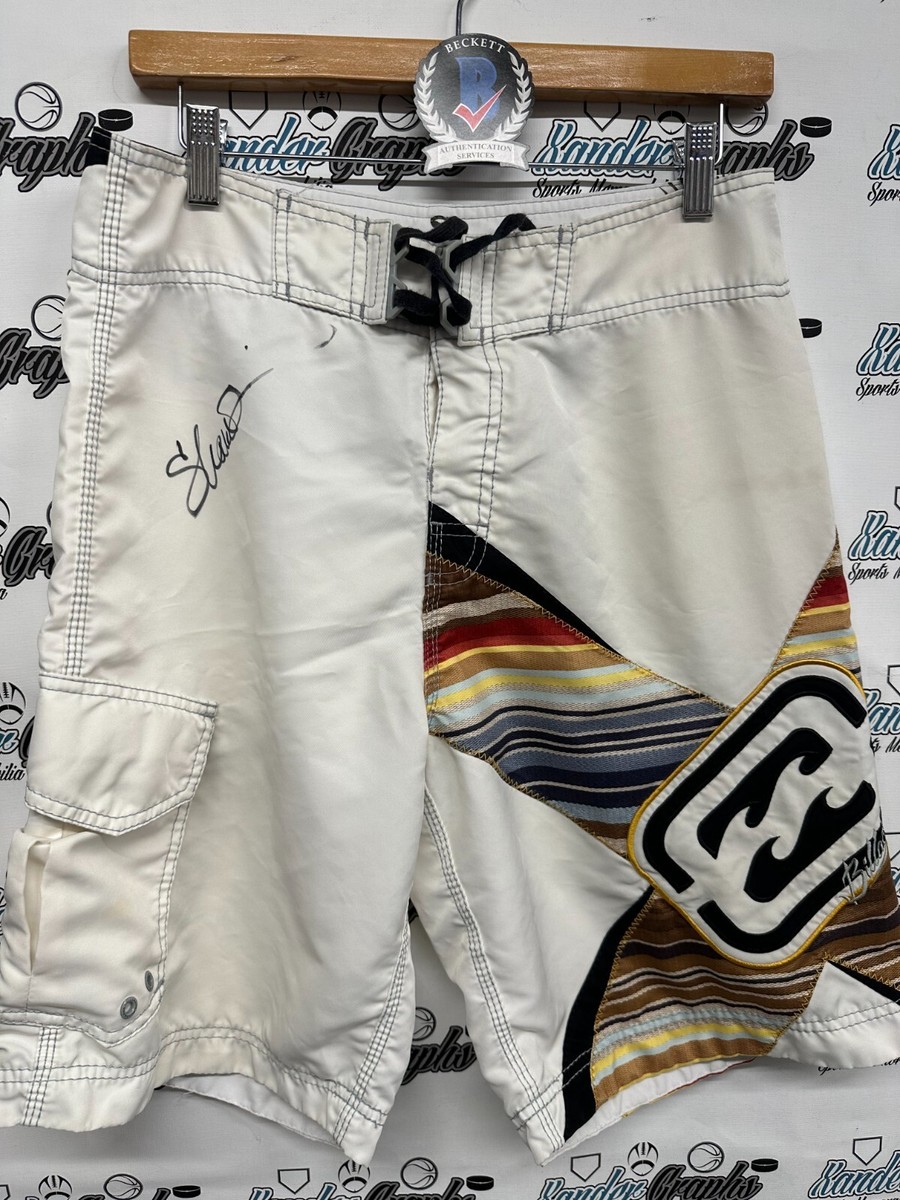 SHANE DORIAN SIGNED AUTOGRAPHED SIGNATURE SURF BOARD SHORTS HAWAII