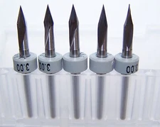 (5) - 30 degree angle carbide bits for scoring or engraving - 2002.1181.030