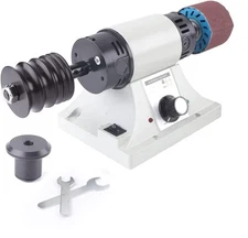 Futchoy 110V Electric Leather Edge Burnishing Machine Polishing Grinder Kit Sand