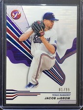 2024 Topps Pristine - Jacob deGrom #201 Purple Pristine Pulsar Refractor /99