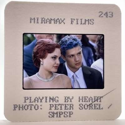 Vintage 35mm Slide of Angelina Jolie Actress in Playing by Heart 90s Movie #8