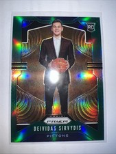 2019-20 Panini Prizm - Rookie Deividas Sirvydis #298 Green Prizm (RC)