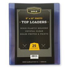 25 8x10 Ultra CBG Premium Hard Rigid Toploaders Photo Holders - New