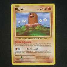 Diglett 55/108 Evolutions Common LP Pokemon TCG