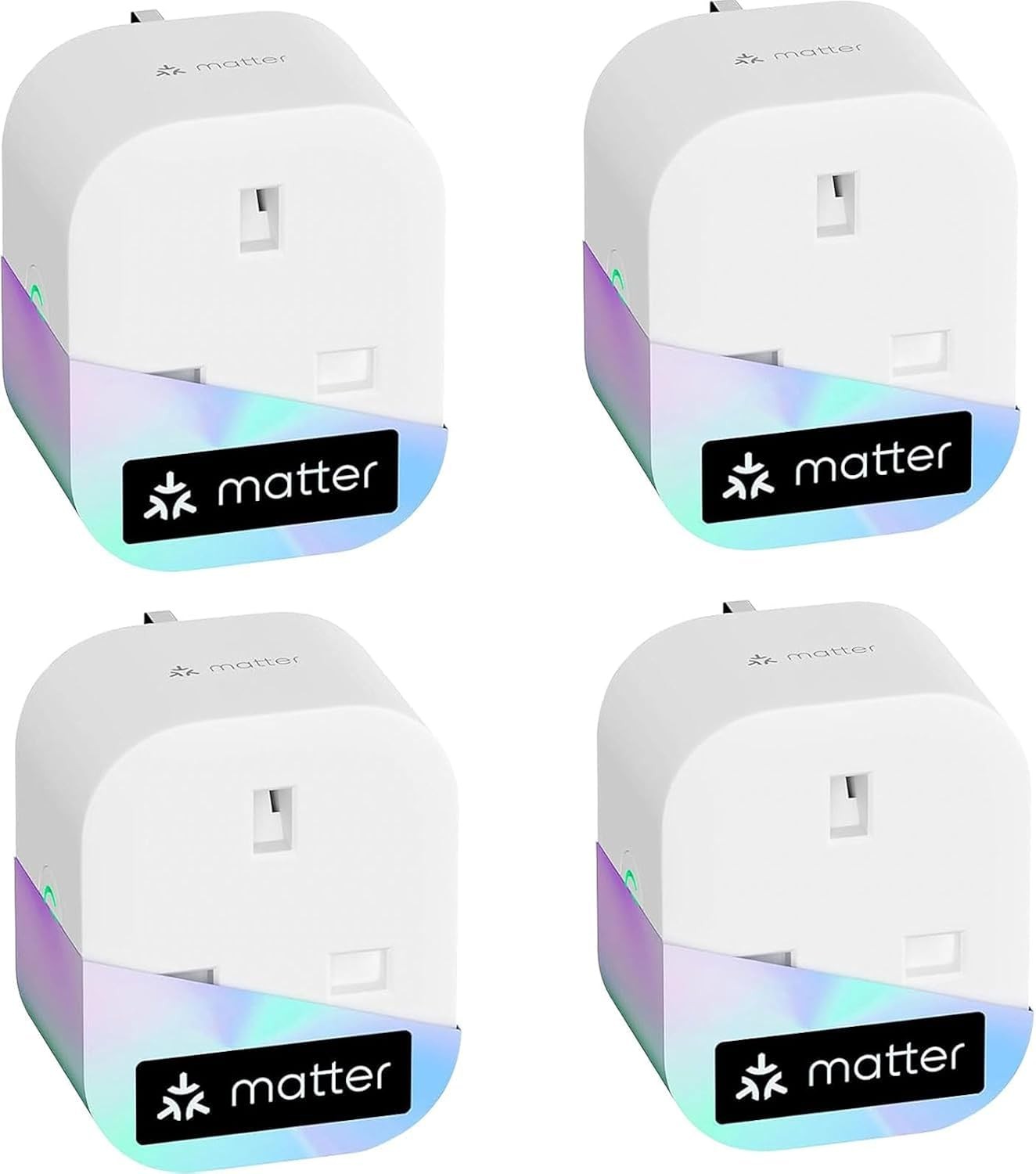 Matter Smart Plug Mini 4 Pack with Energy Monitoring, WiFi Plug 13A Works with - Image 3