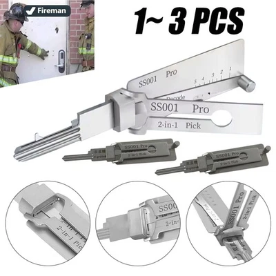 MARKENLOS Key Decoder Perfect Match für Key Picking Hook Tool Edelstahl SS001 PRO