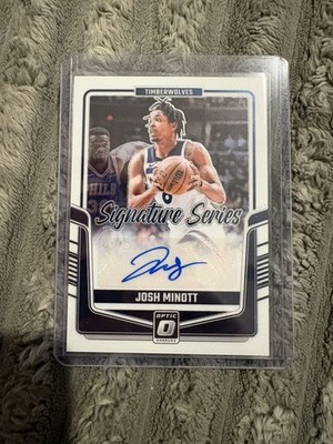 Josh Minott  2024-25 Panini Donruss Optic #SS-MIN Signature Series Auto  