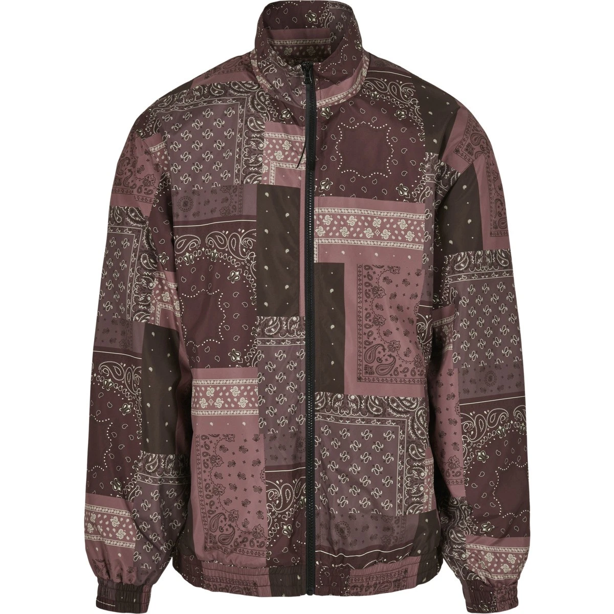 Urban Classics 90's Track Jacket Retro Pattern Loose Fit Bandana Men