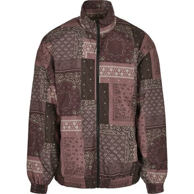 Urban Classics 90´s Track Jacket Jacke Retrojacke Muster Loose Fit Bandana Men