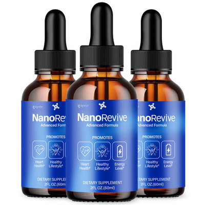 (3 Pack) Nano Revive Ear Drops - For Tinnitus Supports, Ear Relief & Comfort