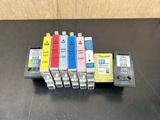 Used Lot Of 9 Empty Ink Printer Cartridges Various Models  Brands