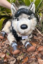 "Nuevo peluche Douglas Smoke Wolf Deluxe 18"" coleccionable Douglas Cuddle Essa"