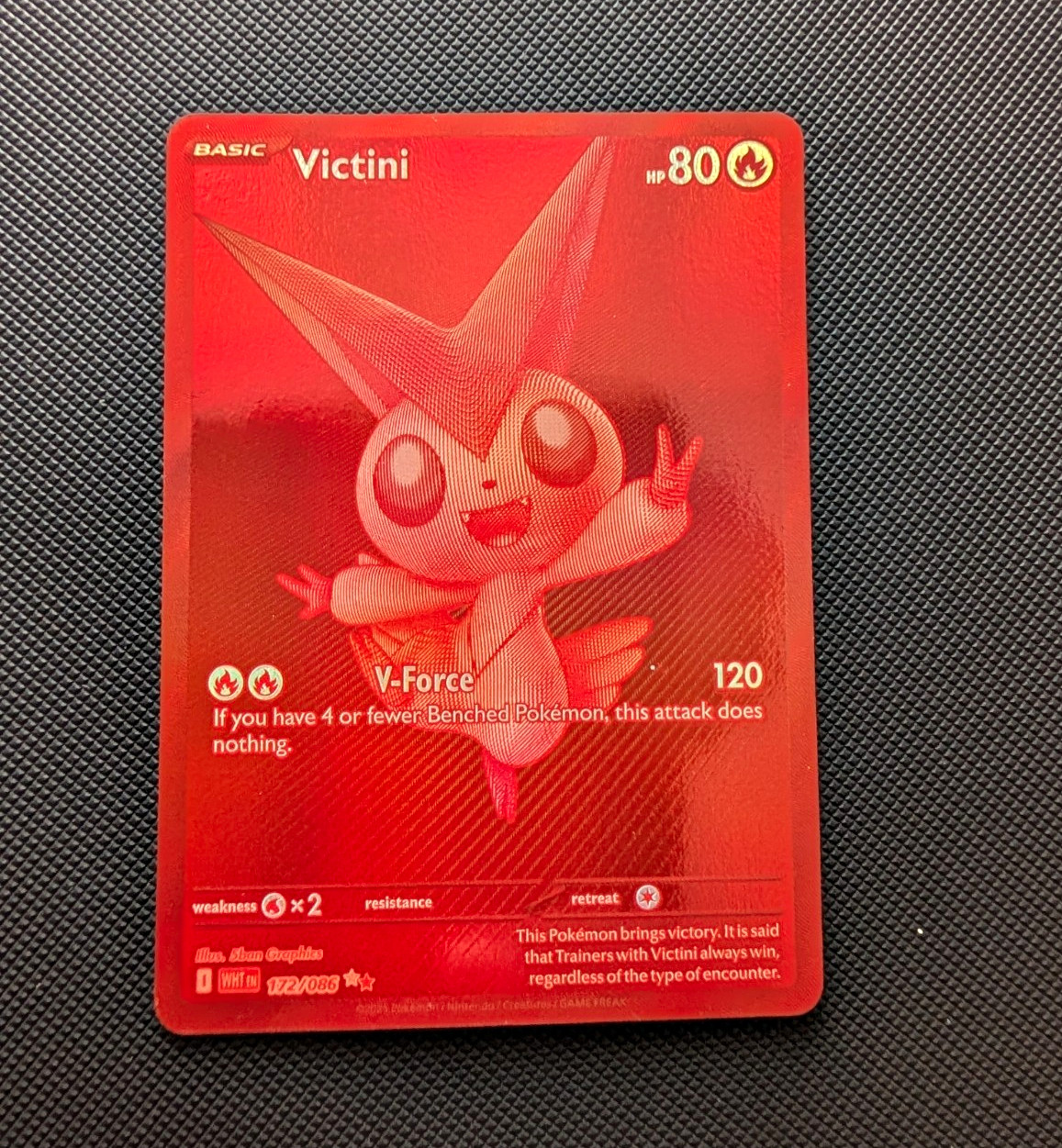 Pokémon TCG Victini 172/086 White Flare