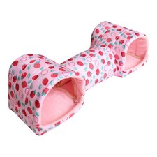 Hamster Tunnel Hideaway Nest Warm Cage Accessories Tube Guinea Pigs Tunnel Hide