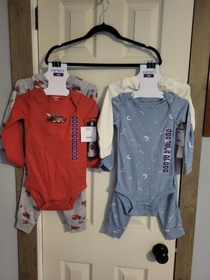 Lot 2 Carters Brand 3 Peice Outfit Set Size 24 Mo Star/Moon & Rescue As Pictured