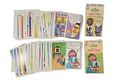 Sesame Street 'See And Know' Whitman Educational Cards, Lot of 2 Complete, plus+