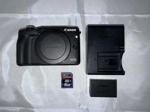 Canon EOS M3 Mirrorless Digital Camera (Body Only) - Black 