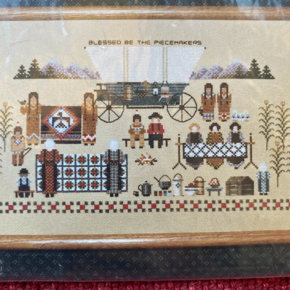 TOLD IN THE GARDEN Vtg 1995 Cross Stitch PATTERN ONLY “Peacemakers II” NIP - Image 2 of 4