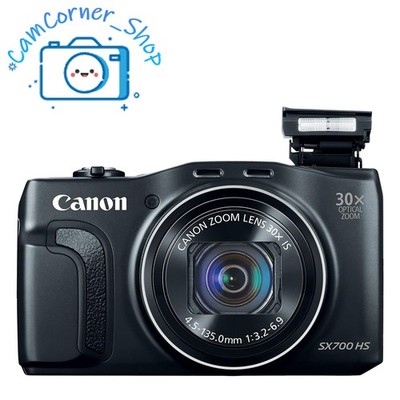 Canon PowerShot SX700 HS 30xZoom WiFi Digital Camera 16MP 1080p Optical IS Black