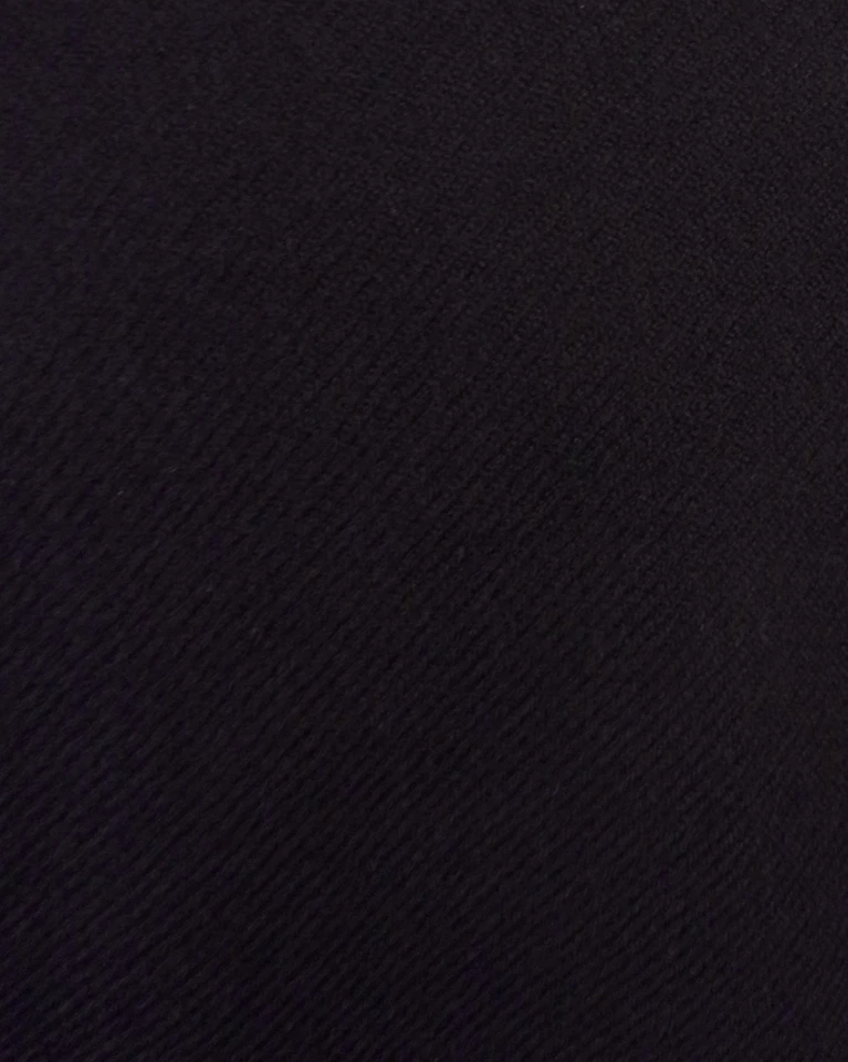 vintage EUC Oscar De La Renta Solid Black 100% Wool Flannel Blazer 3 Button 42 S - Image 3 of 4