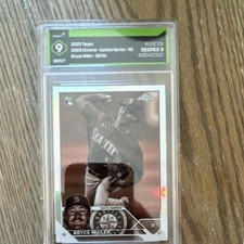 2023 Topps Chrome Update Bryce Miller Sepia Rookie #USC131 Mariners Degree 9