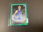 2025 Topps Bowman Chrome Base Chrome AUTO Green Shimmer #BCA-NO Nikola Topic /99