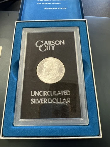 1884-CC Morgan Silver Dollar - GSA Hoard 1972 / w/Box & COA / Uncirculated! -NR!