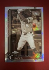 2025 Topps Chrome Jonathan India 209 Sepia Refractor