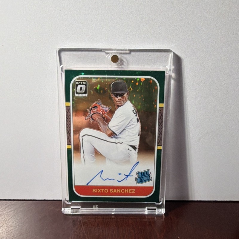 Panini 2021 Donruss Optic Sixto Sanchez 1987 RR Signatures 87RR-SS Auto /30