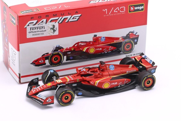 Charles Leclerc Ferrari SF-24 #16 Sieger Monaco Gp Formel 1 2024 1:43 Bburago-image