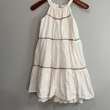 Matilda Jane Girls start fresh Tiered Halter Dress Rainbow Lace Hem 8