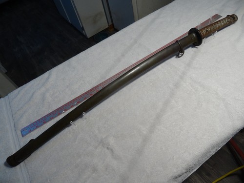 WWII Japanese Shin Gunto Type 95 NCO Samurai Sword Matching Number Tokyo Arsenal