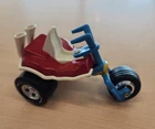 Vintage 1970s Tonka Pressed Steel 3 Wheeler Hot Trike 5" long