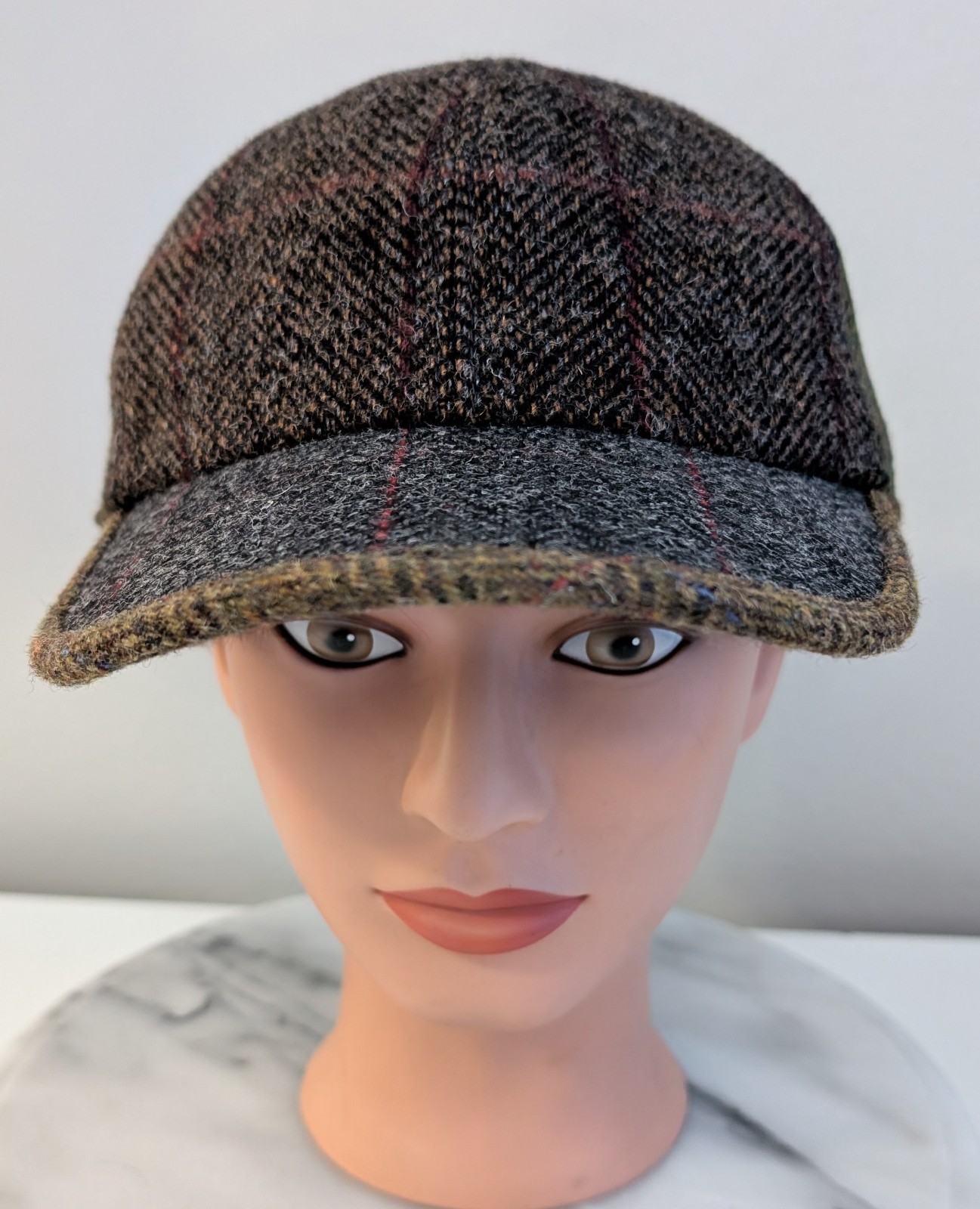 Mucros Weavers baseball cap hat patchwork plaid t… - image 1