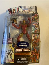 Marvel Legends HEROES REBORN IRON MAN     ARES BAF SERIES 2008 Wal Mart Exclusive