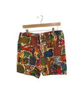 Vintage 60s 1960 Hippie Groovy Bright Colorful Shorts Funny Slogans